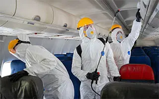 К старту сезона отпусков аэропорт Домодедово дополнил технологии дезинфекции для обеспечения санитарной безопасности полетов