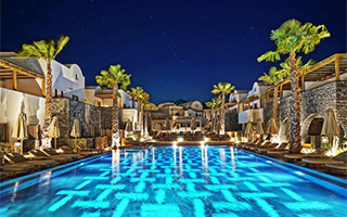 Новый роскошный отель на Санторини Radisson Blu Zaffron Resort